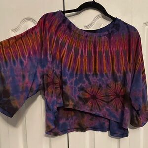 Kathmandu Multicolor Tie-Dye Crop Top